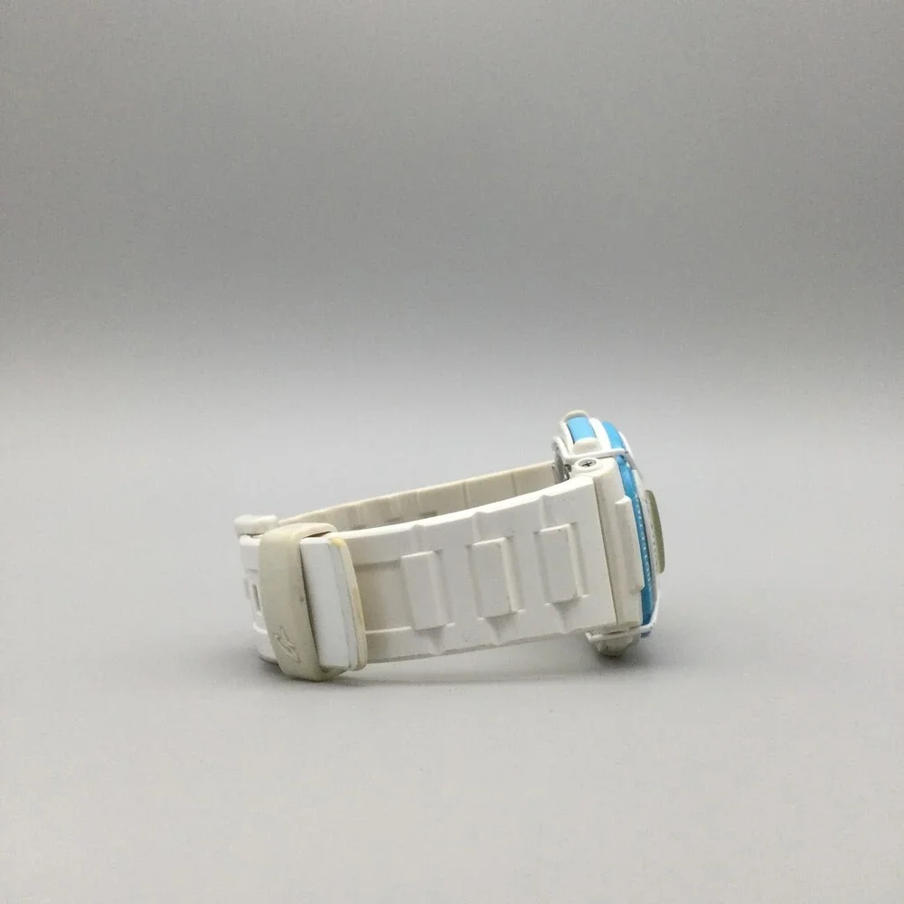Casio Baby-G Watch Men 3212 BGD-120P 39mm White Blue Day Date New Battery